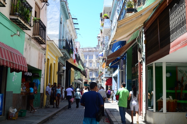 Typical street Old Havana