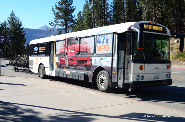 Bus with bike trailer