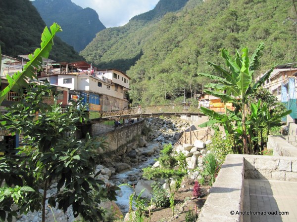 Aguas Calientes on the Urubamba River
