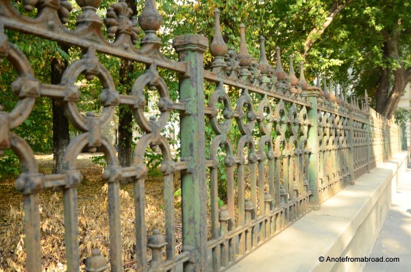 Iron fence