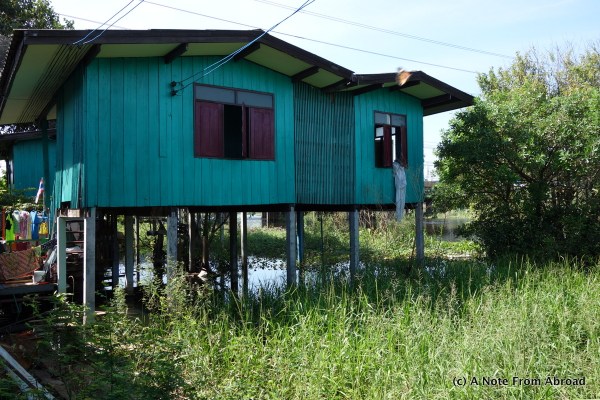 Home built on stilts