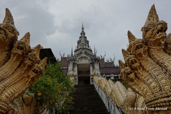 At reclining Buddha Monument
