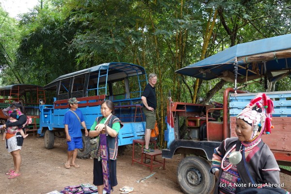 Transportation for lunch stop (also used as school bus)