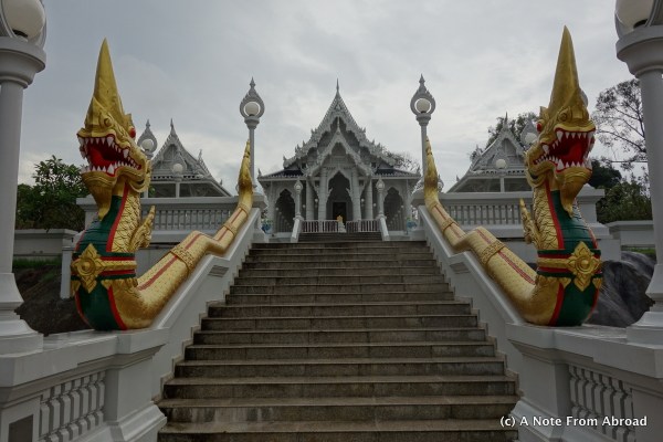 Approaching the temple