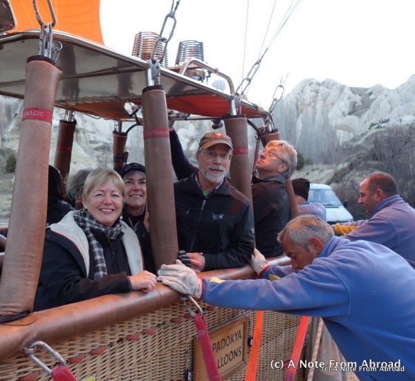 All aboard and ready for lift-off