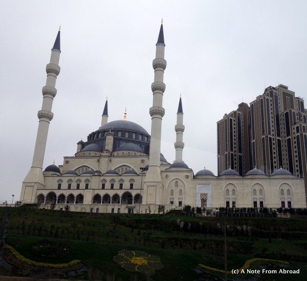 Mosque and Skyscraper