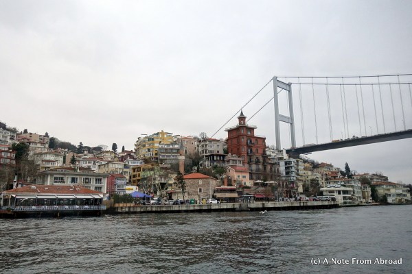Along the shore of the Bosphorus - Europe side