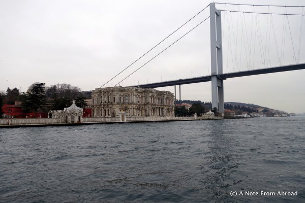 Summer Palace at the base of the Bosphorus Bridge - Asian side