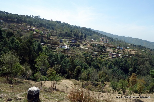 Terraced farming in rural Nepal