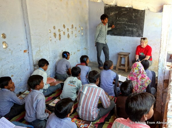 I was asked to write my name on the board