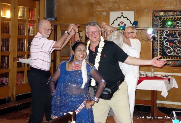 Tim dancing the night away...