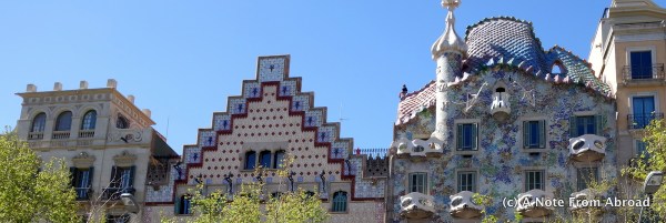 Variety of architectural styles