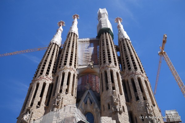 Sagrada Familia Basilica, still under construction