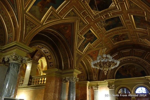 Entry of the Hungarian State Opera House - right next door to our hotel