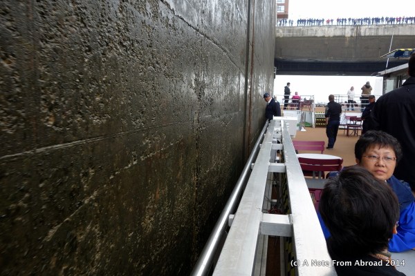 We are SO CLOSE to the wall,