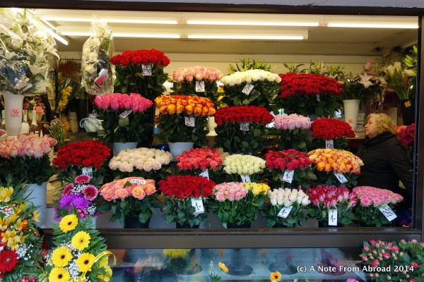 The roses were perfect