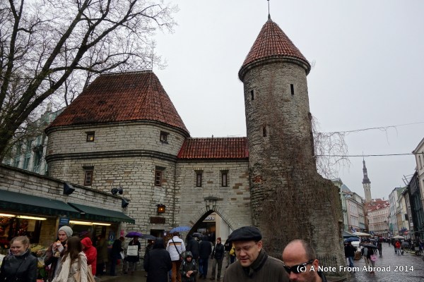 Gates going into Old Town