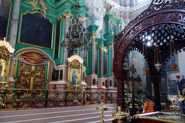 Church of the Holy Spirit Interior, and where relics are on display