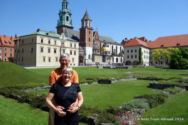 In front of Wawel Castle