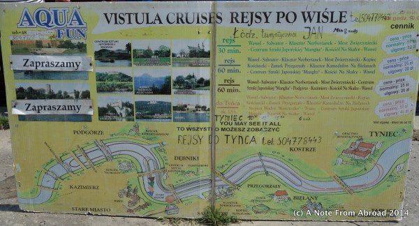 River Tram advertisement