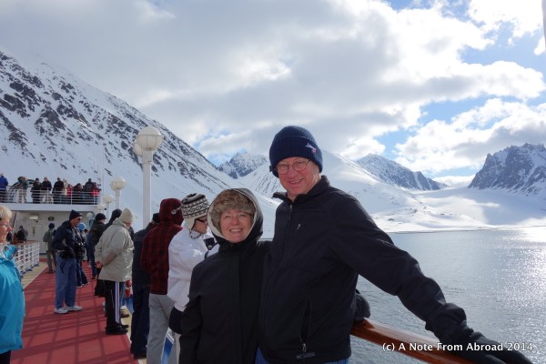 Bundled up against the cold