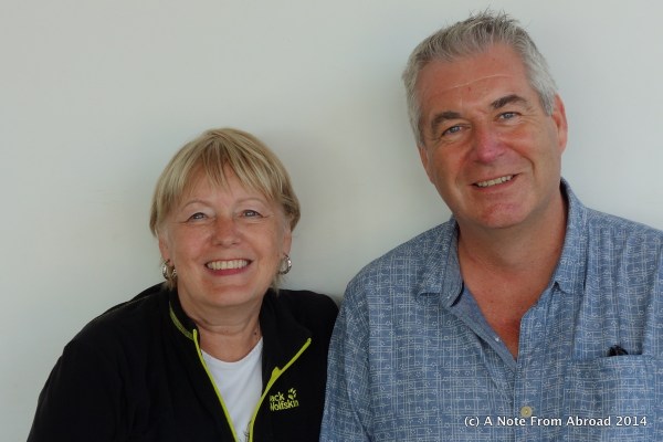 Joanne with Nicholas Pound (Old Deuteronomy in Cats)