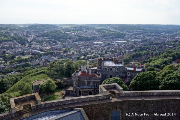 View from the top of the castle