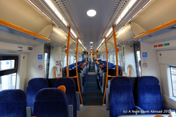 Just the two of us in an empty train car