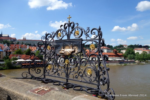 Touched for good luck or to say a prayer