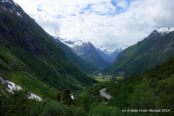 The view from Mt. Dalsnibba