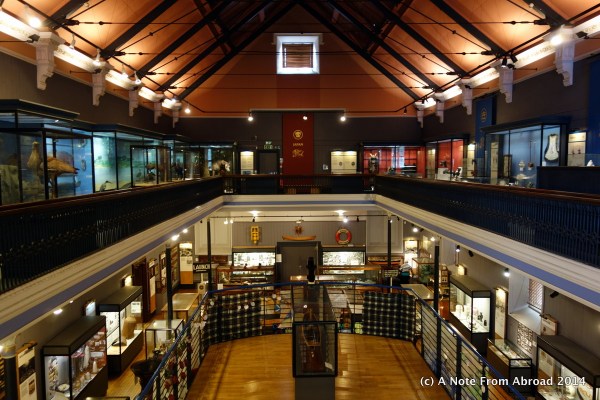 Inside of the museum