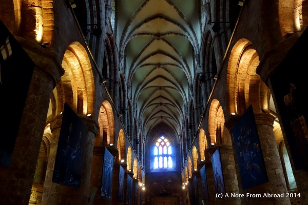 Inside St Magnus Cathedral