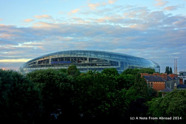 The major sport arena is right next door to us.