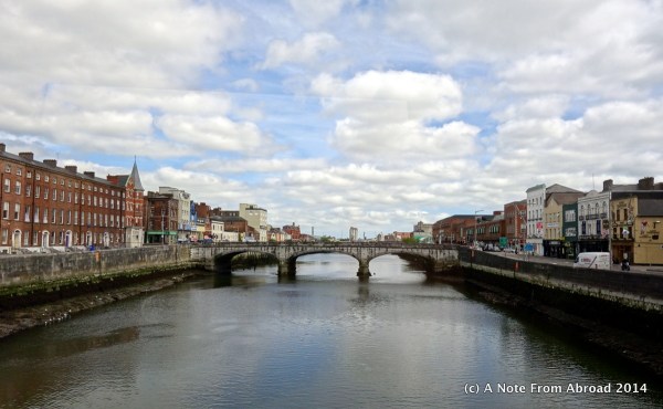 The Shannon River in the city of Cork