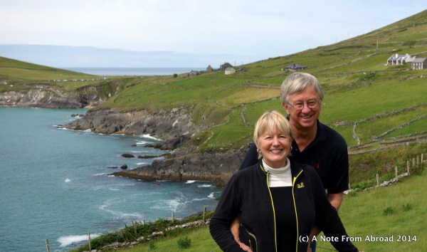 Tim and Joanne at Dingle Peninsula