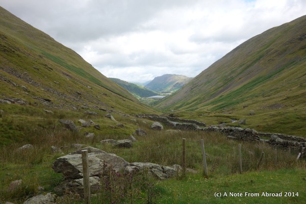 Lake in the distance