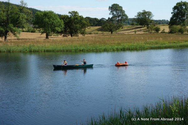 Family canoe adventure