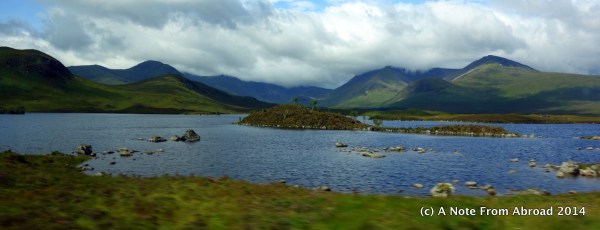One of several lochs (lakes) we passed along the way