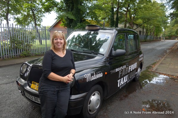 Debbie and our Fab Four Taxi "Madonna"