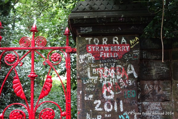 Entrance to Strawberry Field Estate
