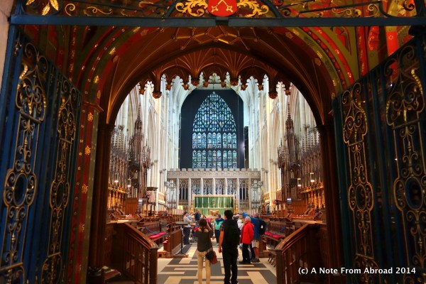 Looking through the archway