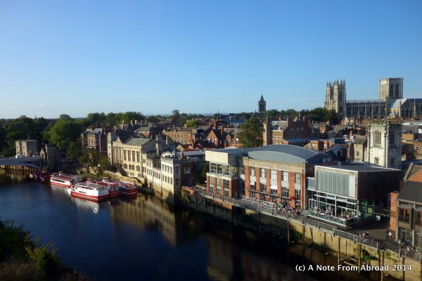 View from the 8th floor of the Park Inn Hotel