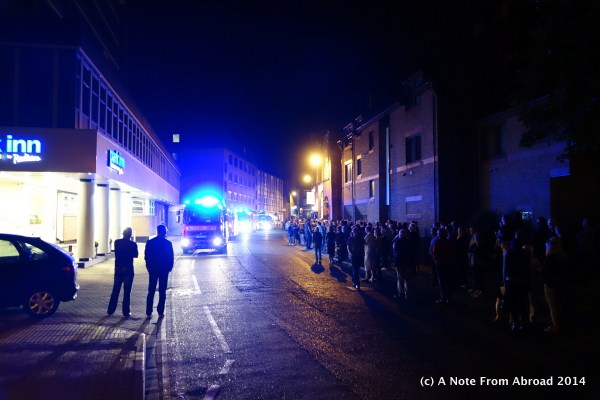 Outside of our hotel