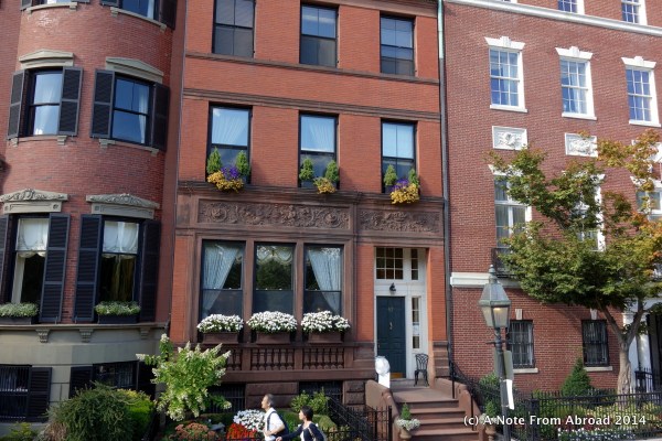 Boston, typical curved architecture