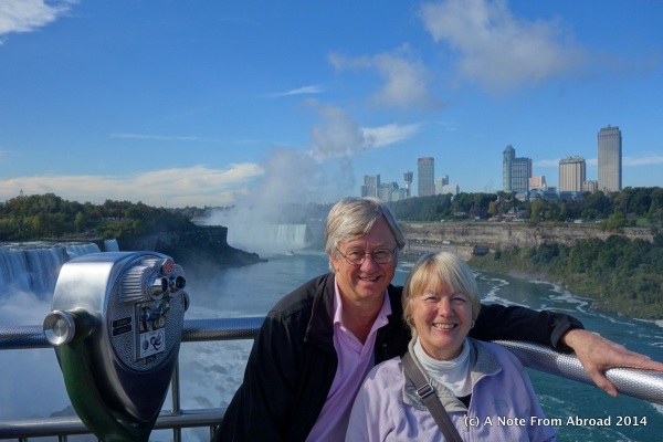 Tim and Joanne at Niagara Falls