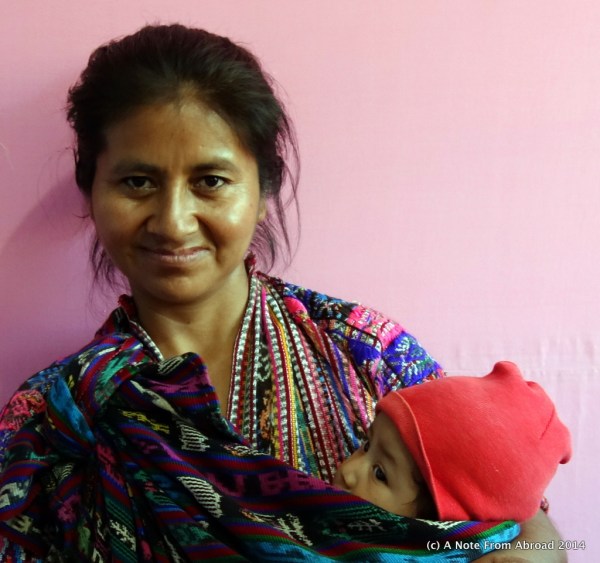 Just received nutritional supplements for her baby and was here to say thank you to her donor.