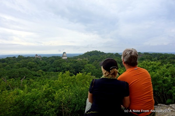 From the top of Temple IV