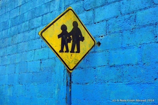 School crossing sign