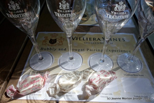 Champagne and nougats