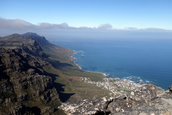 Looking toward the peninsula and Cape Point